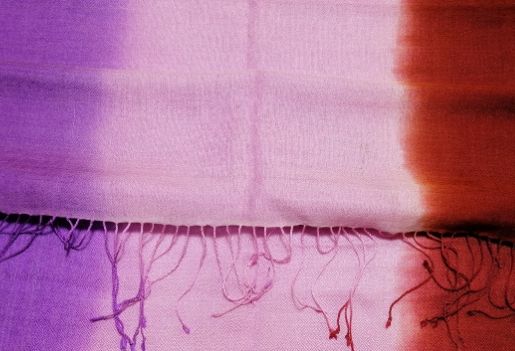 bufanda lana impresion baño colores